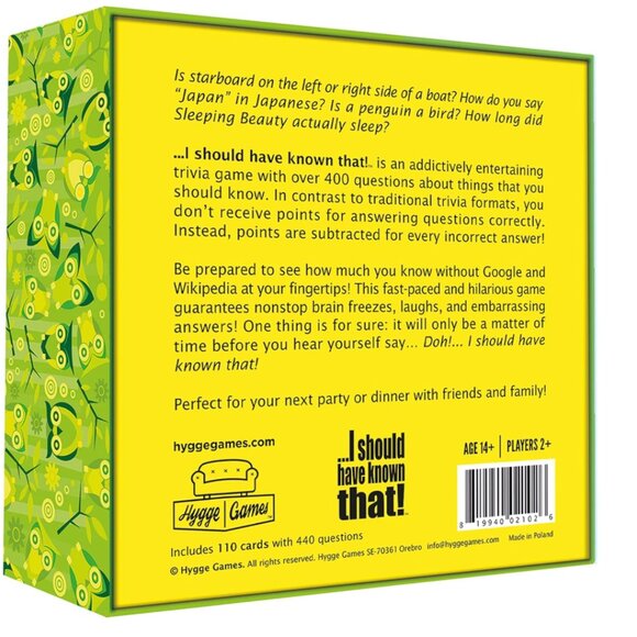 I Should Have Known That! Trivia Game • New & Sealed • Party & Family Fun - Picture 3 of 5